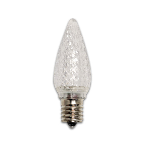 Bulbrite 0.6 Watt Clear C9 LED Light Bulbs Intermediate (E17) Base, 2700K Warm White Light