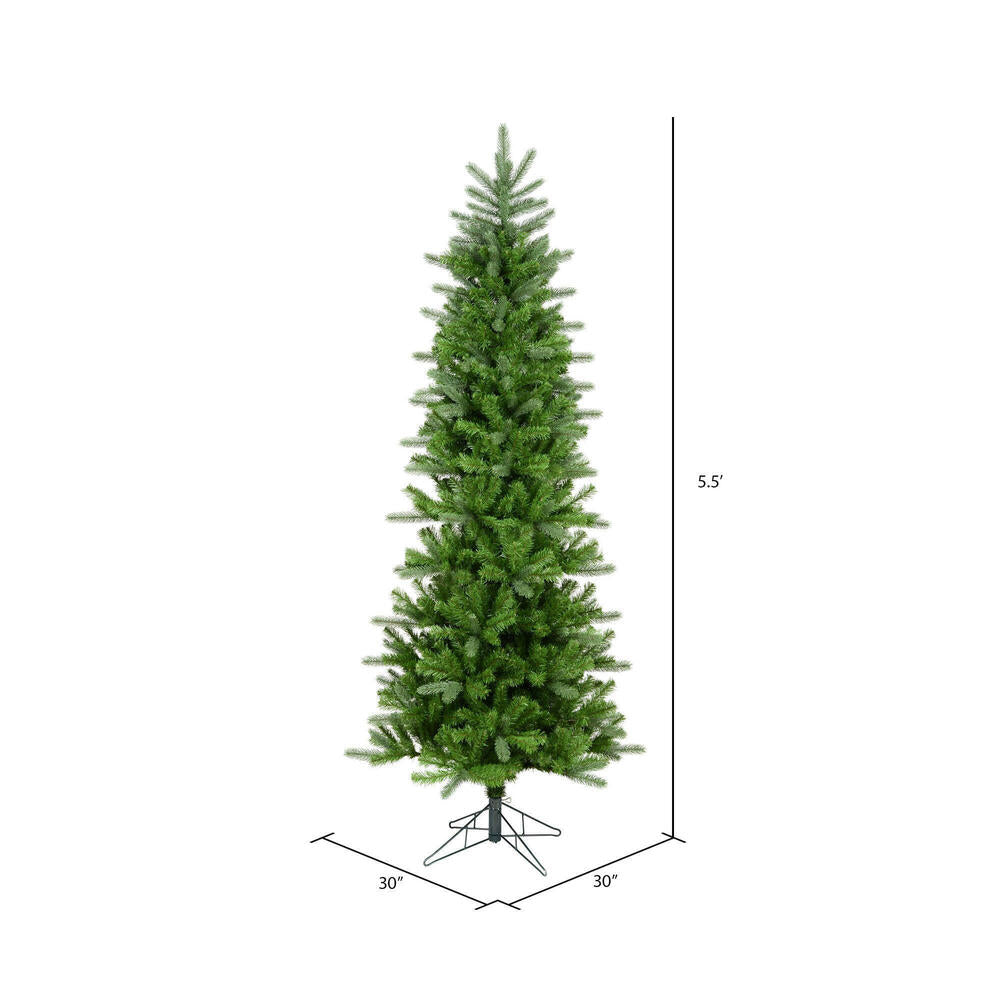 Vickerman 5.5' Carolina Pencil Spruce Artificial Christmas Tree Unlit