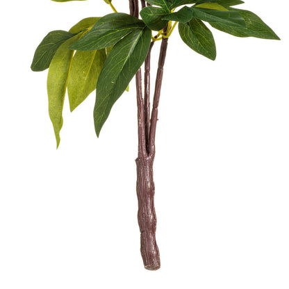 Vickerman 23" Artificial Cream and Pink Peony Bush.