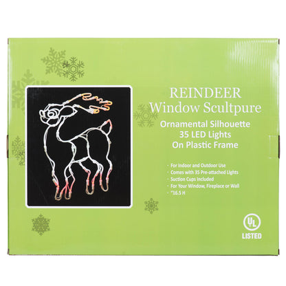 Vickerman 17" Reindeer Wire Silhouette with 35 LED Lights