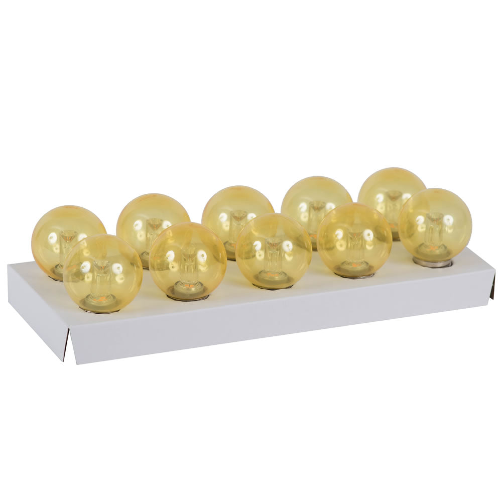 Vickerman G50 YELLOW SMD Tube LED Bulb 10/Bag