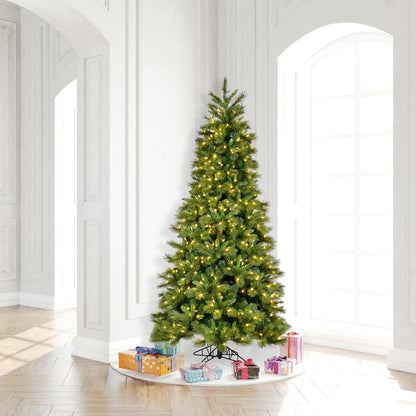 Vickerman 7.5' x 48" Brighton Pine Artificial Christmas Tree with Warm White Dura-lit LED Lights