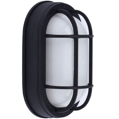 Euri Lighting EOL-WL13BK-3100SE Residential LED 6.2-Watt Outdoor Bulkhead Wall Light Wet Rated 6 Color Selectable Non-Dimmable