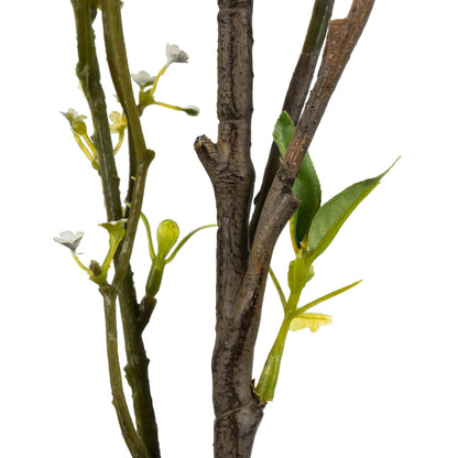 Vickerman 50" Artificial Green Mountain Prunus Stem