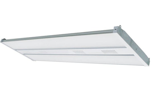 Westgate G4 Dimmable Linear Highbay 120 Lumens/W, 410W, 5000K 480V, Frosted Pc Lens, Commercial Indoor Lighting, 410W, 53300 Lumens, 5000K, White Finish, 0~10V Dimmable