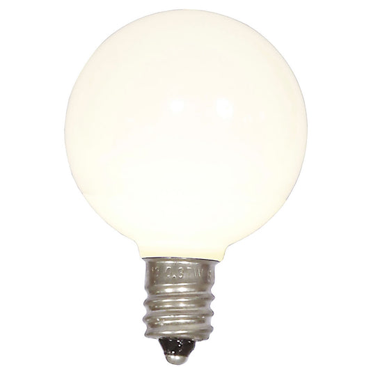 Vickerman Warm White Ceramic G40 LED Replacement Bulb 5 per Bag