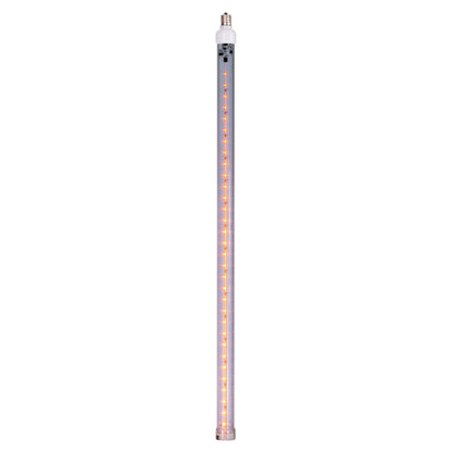 Vickerman 5 Pack of 24" Orange LED SnowFall Tube Bulb C9-E17 Nickel Base.