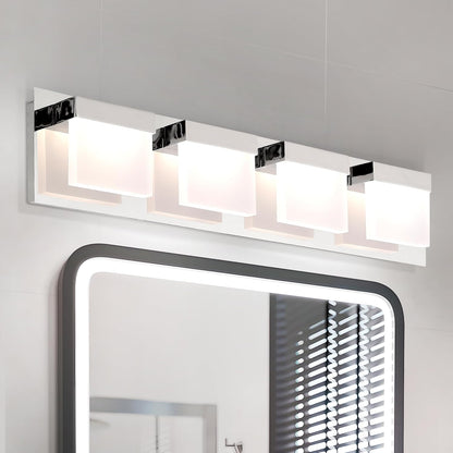 ASD Lighting LED Vanity 4-light 23W 120V Triac 3000/4000/5000K Chrome ETL