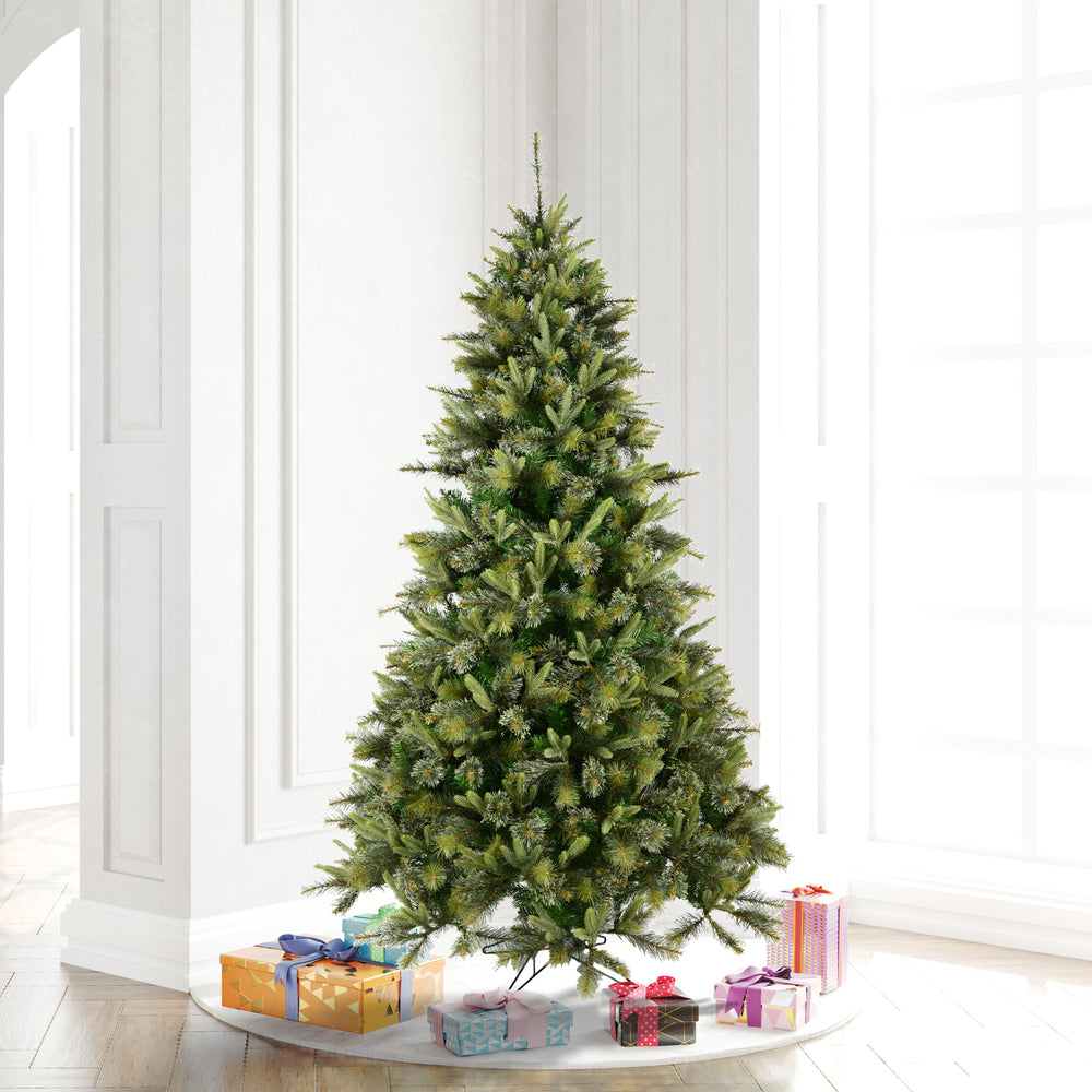 Vickerman 8.5' Cashmere Slim Artificial Christmas Tree Multi-Colored Dura-Lit® LED Lights