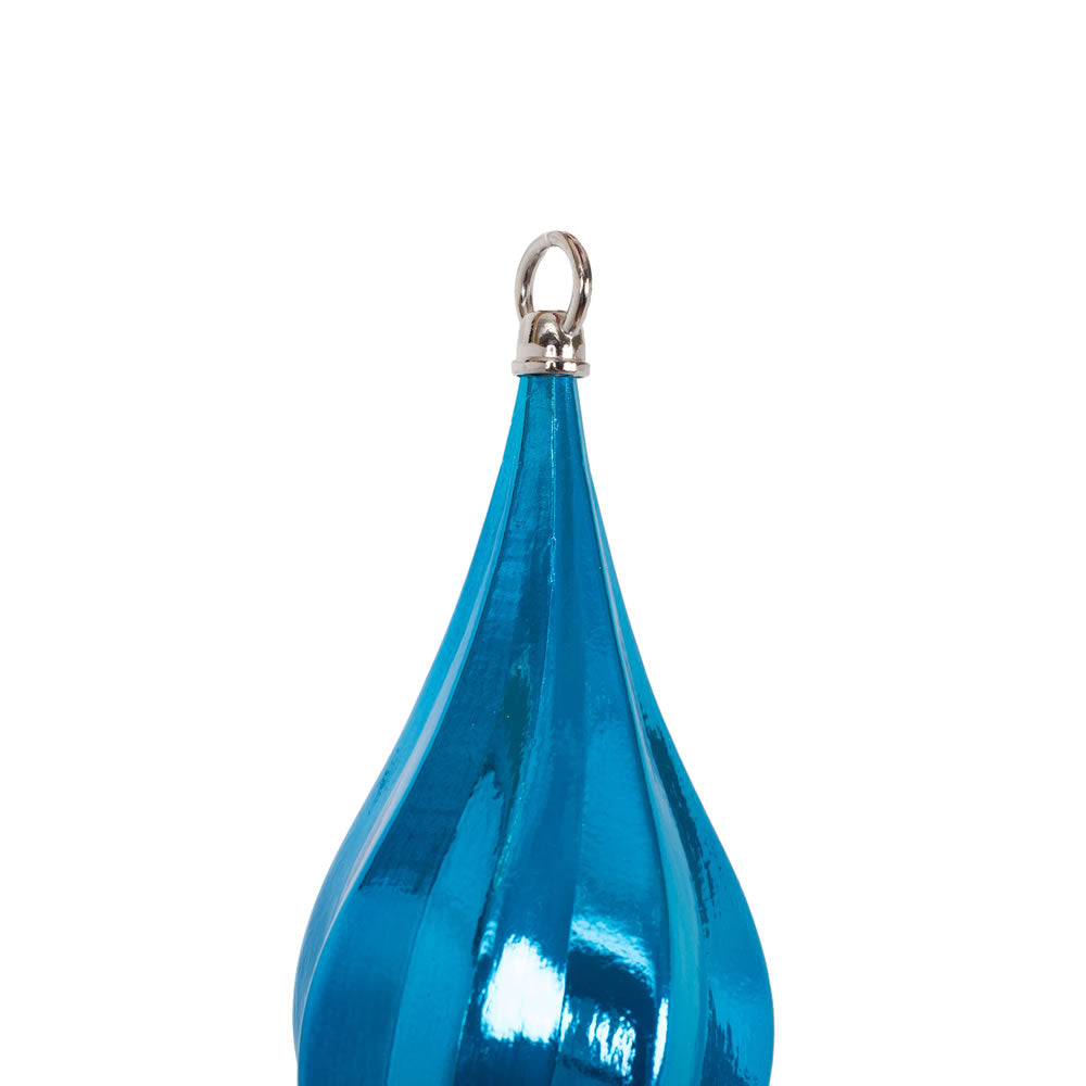 Vickerman 41" Turquoise Shiny Finial Ornament