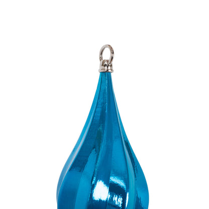 Vickerman 41" Turquoise Shiny Finial Ornament
