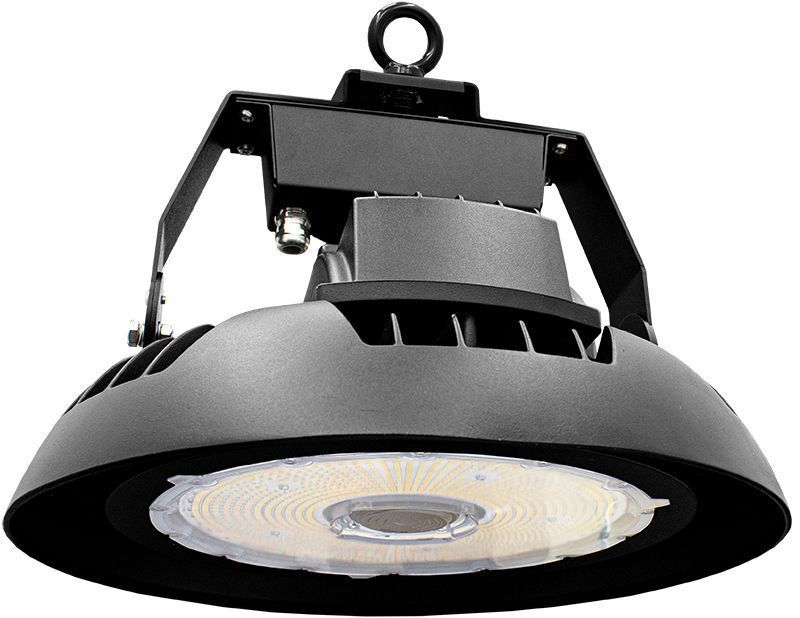 Westgate New Gen. UFO HighBay, Commercial Indoor Lighting, 50W/80W/100W/150W, 160 Lumens/W, 5000K, Black 0~10V Dimmable