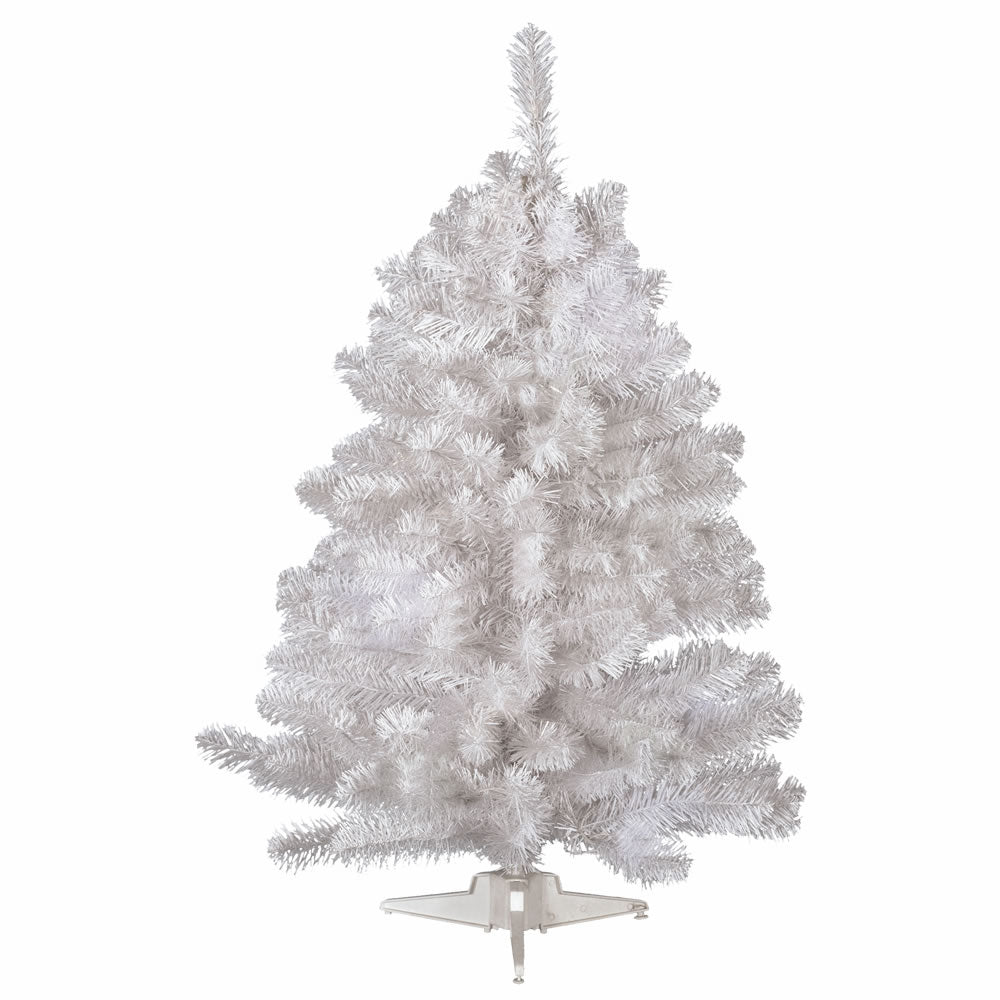 Vickerman 3' Crystal White Spruce Artificial Christmas Tree Unlit