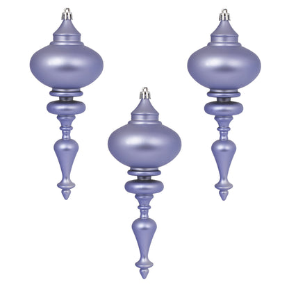 Vickerman 8.7" x 3.5" Lilac Matt Finial 3Bg