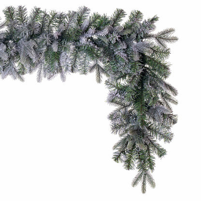 Vickerman 9' x 14" Frosted Douglas Fir Artificial UnLit Garland