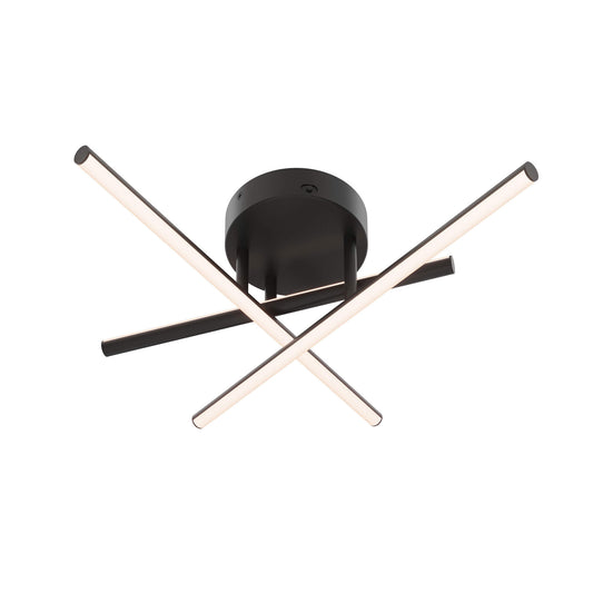 DALS Lighting Asterisk Three Branch Flush Mount And Pendant