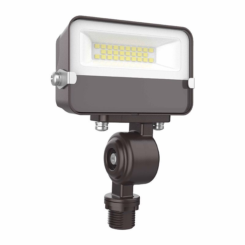 Westgate Compact Flood Light 15W 120V 1600 Lumens, 30K, Knuckle, Outdoor Lighting, 15W, 1600 Lumens, 3000K, Power Coating Finish