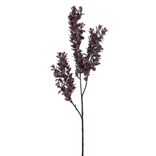 Vickerman 26" Brown Artificial Dry Boxwood Spray 2 per bag.