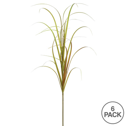 Vickerman 39" PVC Artificial Mixed Brown Grass Spray. Includes 6 sprays per pack.