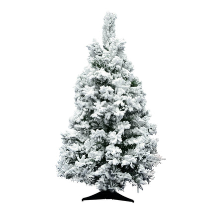Vickerman 36" Flocked Alaskan Pine Artificial Christmas Tree Unlit