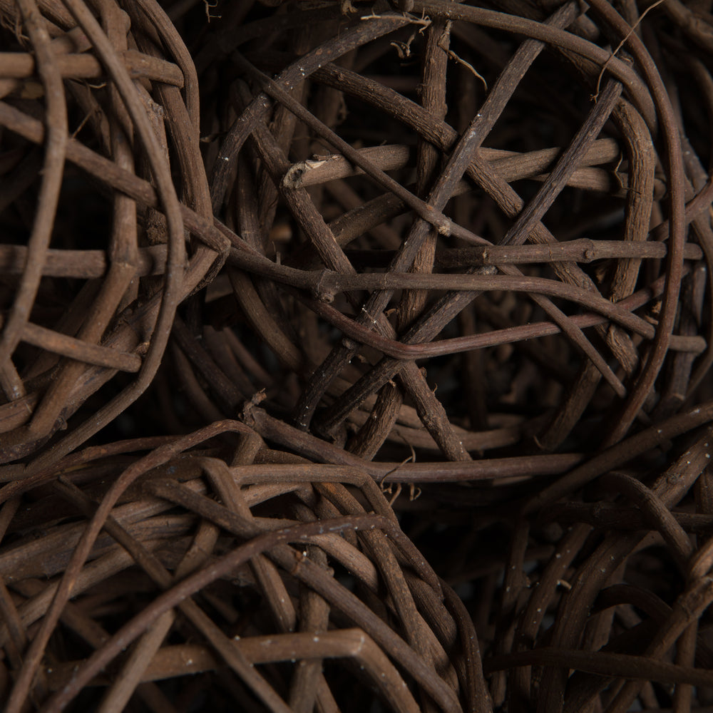 Vickerman Natural Botanicals 4" Lata Ball Natural Brown. Includes 25 Pieces per Pack