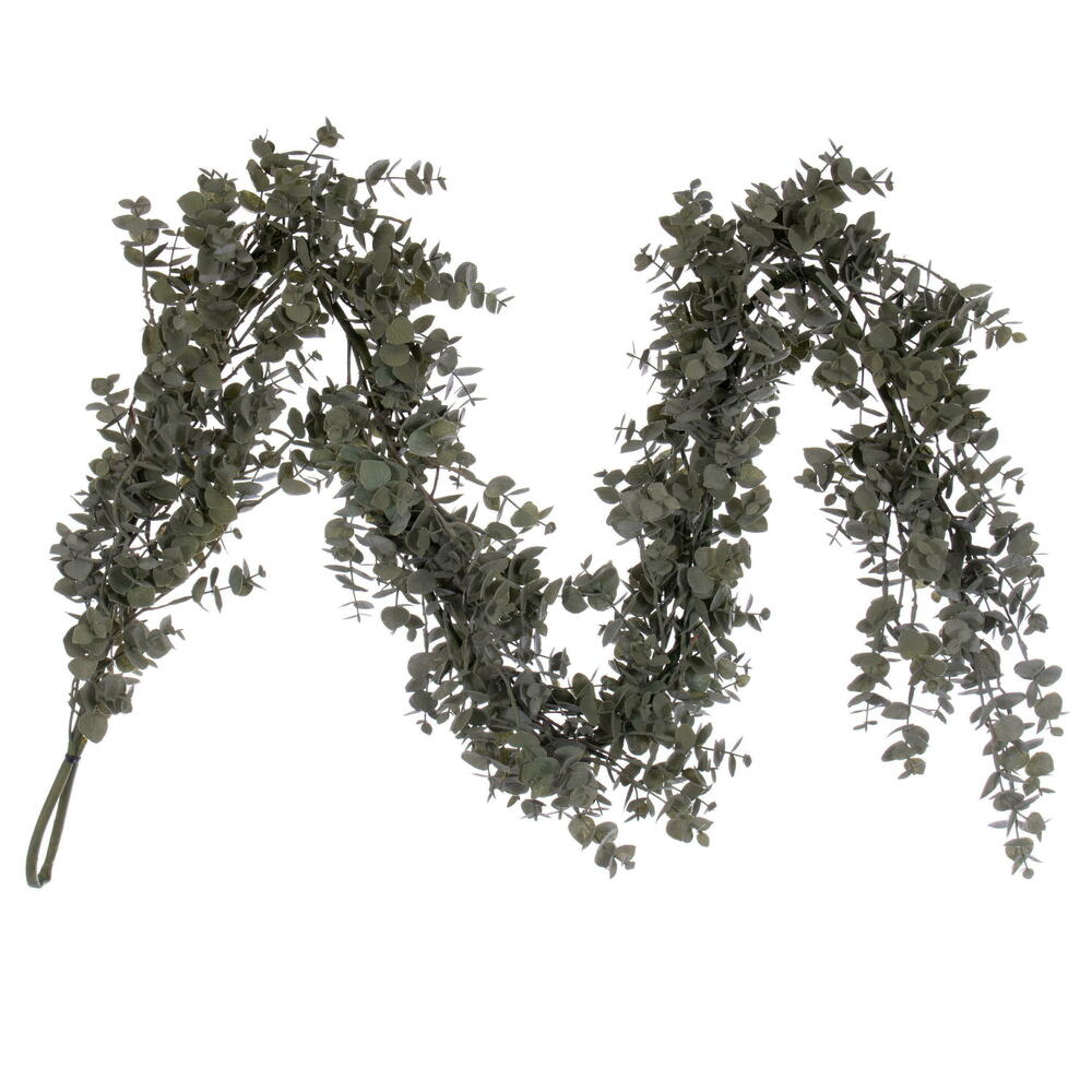 Vickerman 64" Artificial Green Gray Eucalyptus Garland