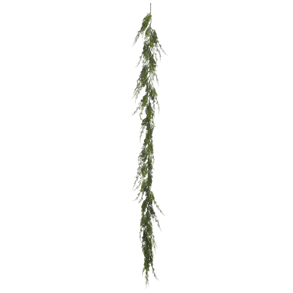 Vickerman 6' Artificial Green Monterey Cypress Garland.