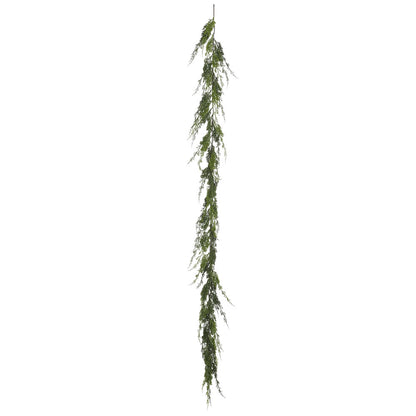 Vickerman 6' Artificial Green Monterey Cypress Garland.