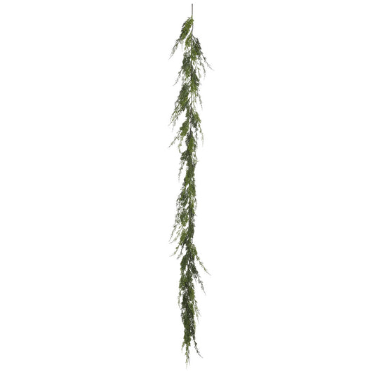 Vickerman 6' Artificial Green Monterey Cypress Garland.
