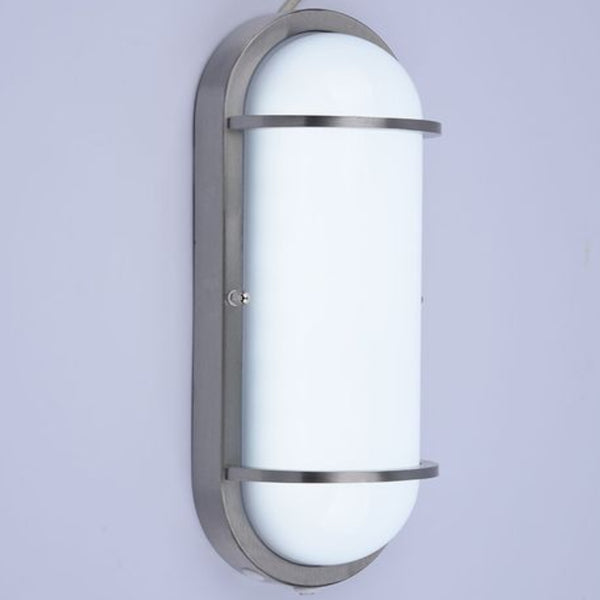 Euri Lighting EOL-WL16FR-3100SE Residential LED 12.5-Watt Oval Wall Sconce Wet Rated 6 Color Selectable Non-Dimmable Photocell Sensor