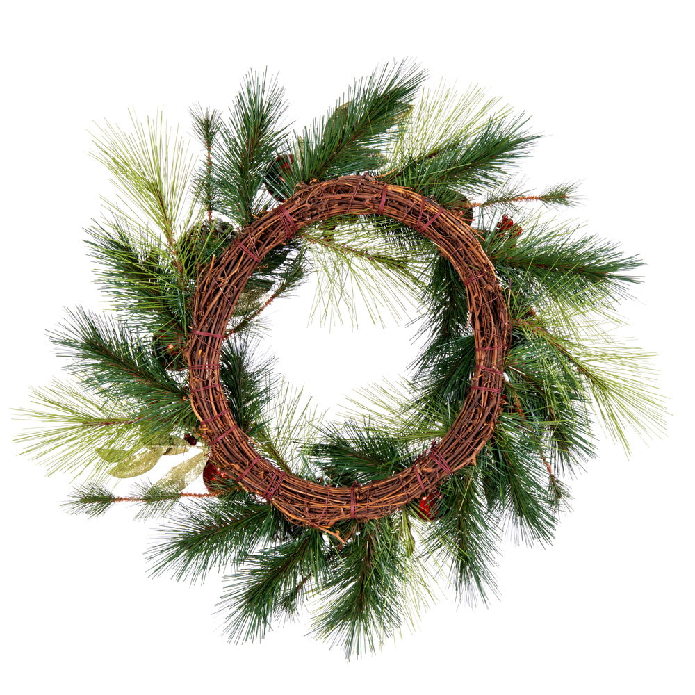 Vickerman 24" Artificial Christmas Wreath Unlit