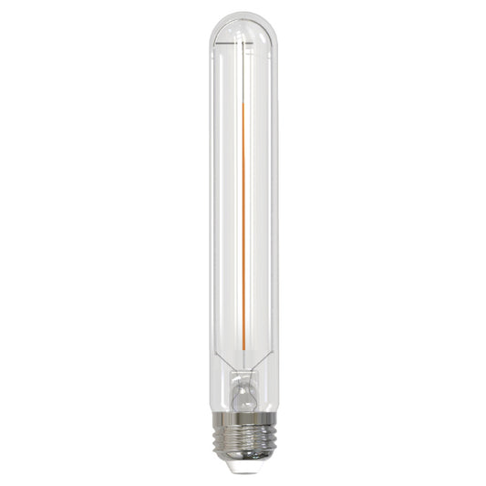 Bulbrite LED Filament 5 Watt Dimmable 7.5 Inch T9 Light Bulb with Clear Glass Finish and Medium (E26) Base - 3000K (Soft White Light), 300 Lumens