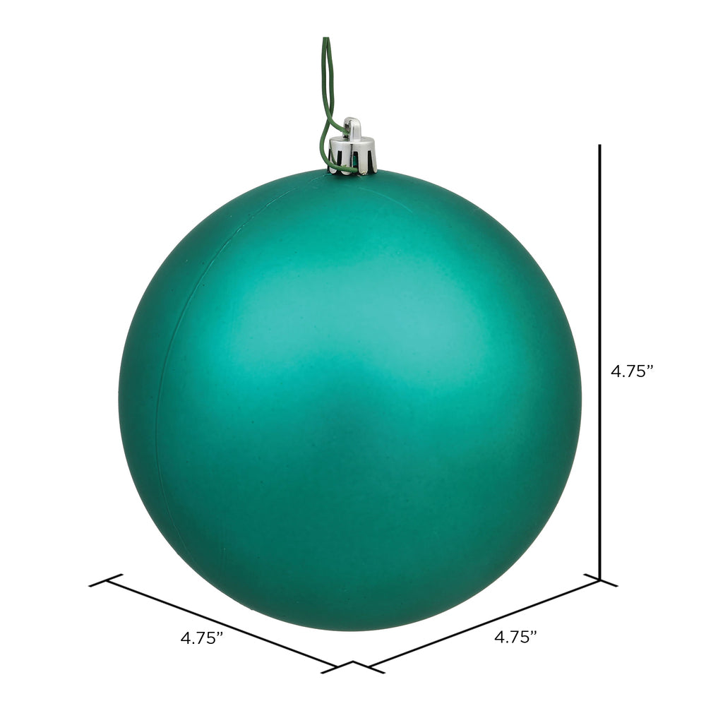 Vickerman 4.75" Sea Foam Matte Ball Ornament 4 per Bag