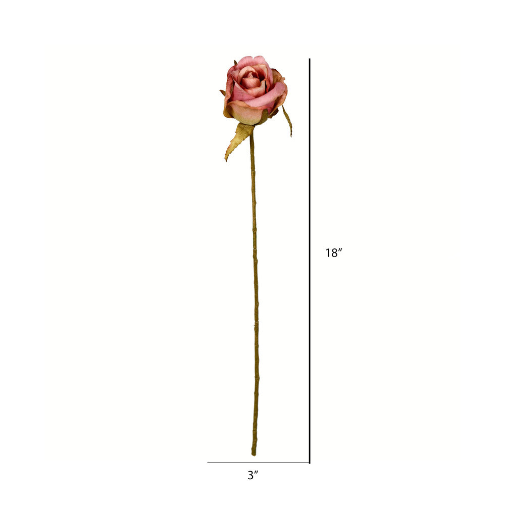 Vickerman 18" Artificial Mauve Rose Stem 12 per Bag