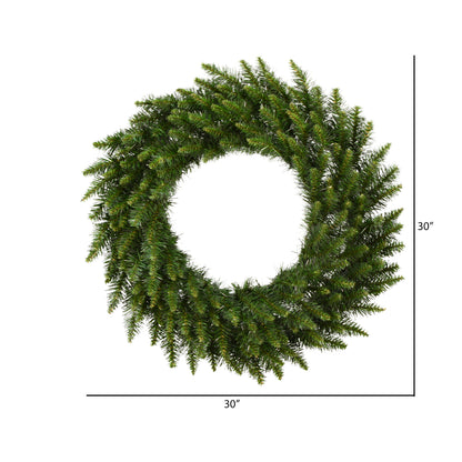 Vickerman 30" Camdon Fir Artificial Christmas Wreath Unlit