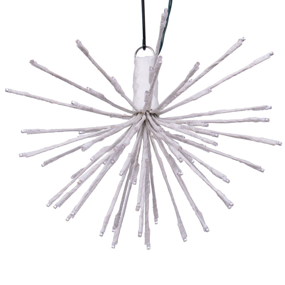 Vickerman 80Lt x 16" White Starburst Warm White 5mm LED Lights.