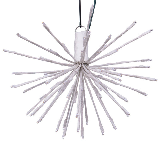 Vickerman 80Lt x 16" White Starburst Warm White 5mm LED Lights.