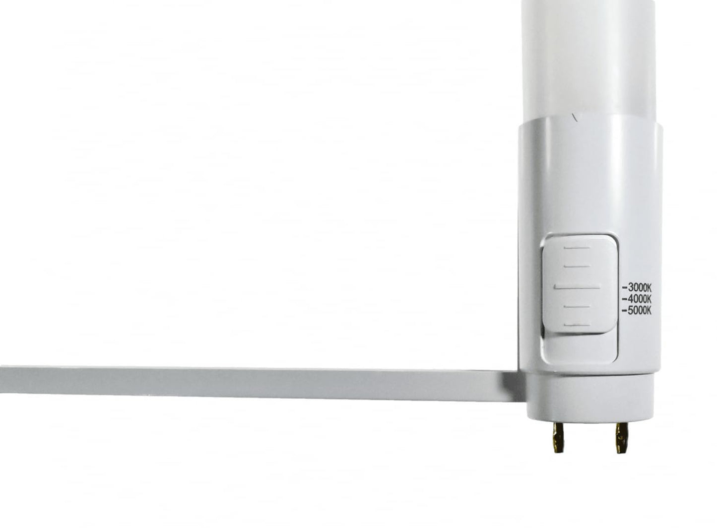 Damar- U Bend T8 LED Tube Light Type A+B Hybrid Single/Dual-Ended Powered Ballast Bypass 16W 2200 Lumen 3000K/4000K/5000K CCT Selectable G13 Base 120-277V Pack of 10-U Shaped Fluorescent Replacement