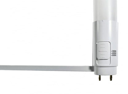 Damar- U Bend T8 LED Tube Light Type A+B Hybrid Single/Dual-Ended Powered Ballast Bypass 16W 2200 Lumen 3000K/4000K/5000K CCT Selectable G13 Base 120-277V Pack of 10-U Shaped Fluorescent Replacement