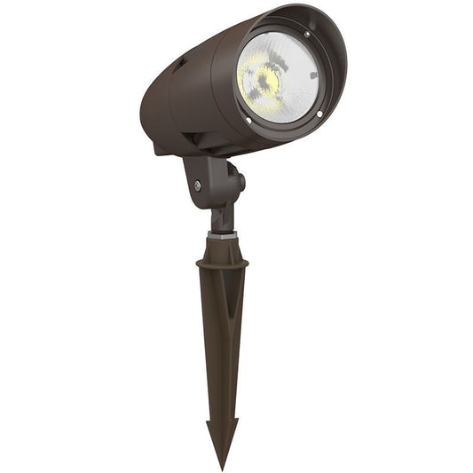 Westgate X-Gen Bullet 12V 30-50W Select, 30/40/50K Select, 35-Degree, Bronze, Outdoor Lighting, 30W/40W/50W, 95 Lumens/W, 30K/40K/50K, Bronze Finish