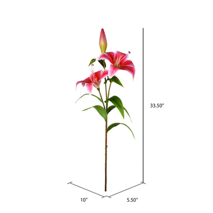 Vickerman 33.5" Artificial Lily Spray