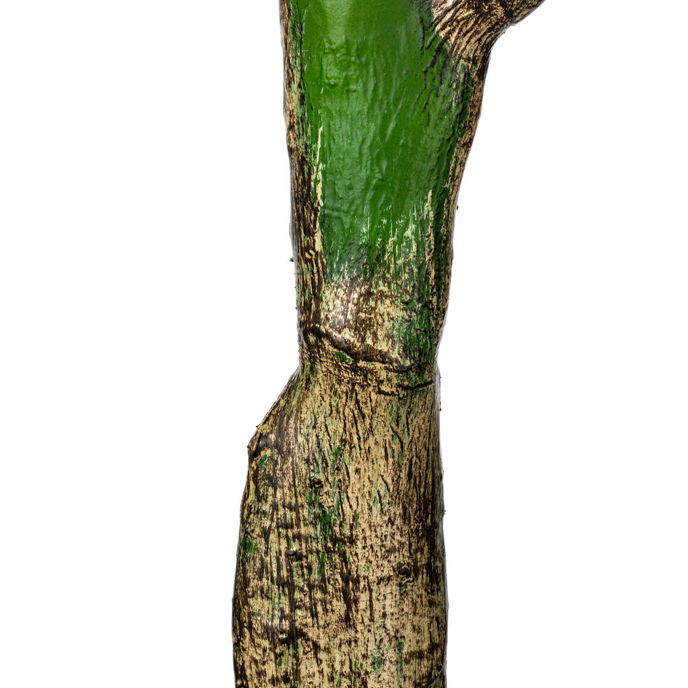 Vickerman 57" Artificial Green Cactus Black Plastic Planters Pot.