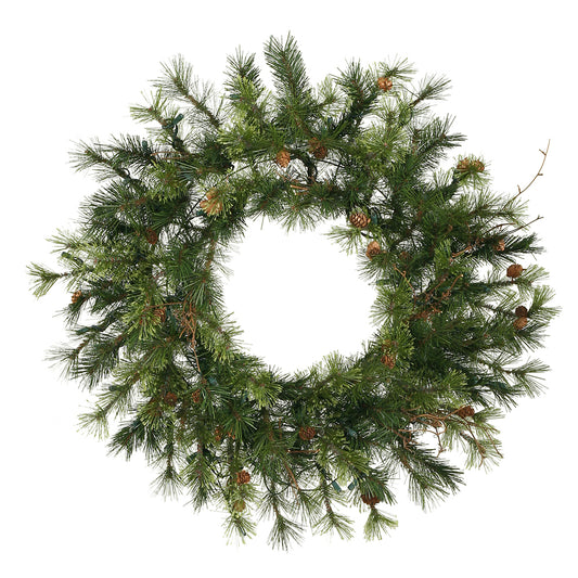 Vickerman 24" Mixed Country Pine Artificial Christmas Wreath Unlit