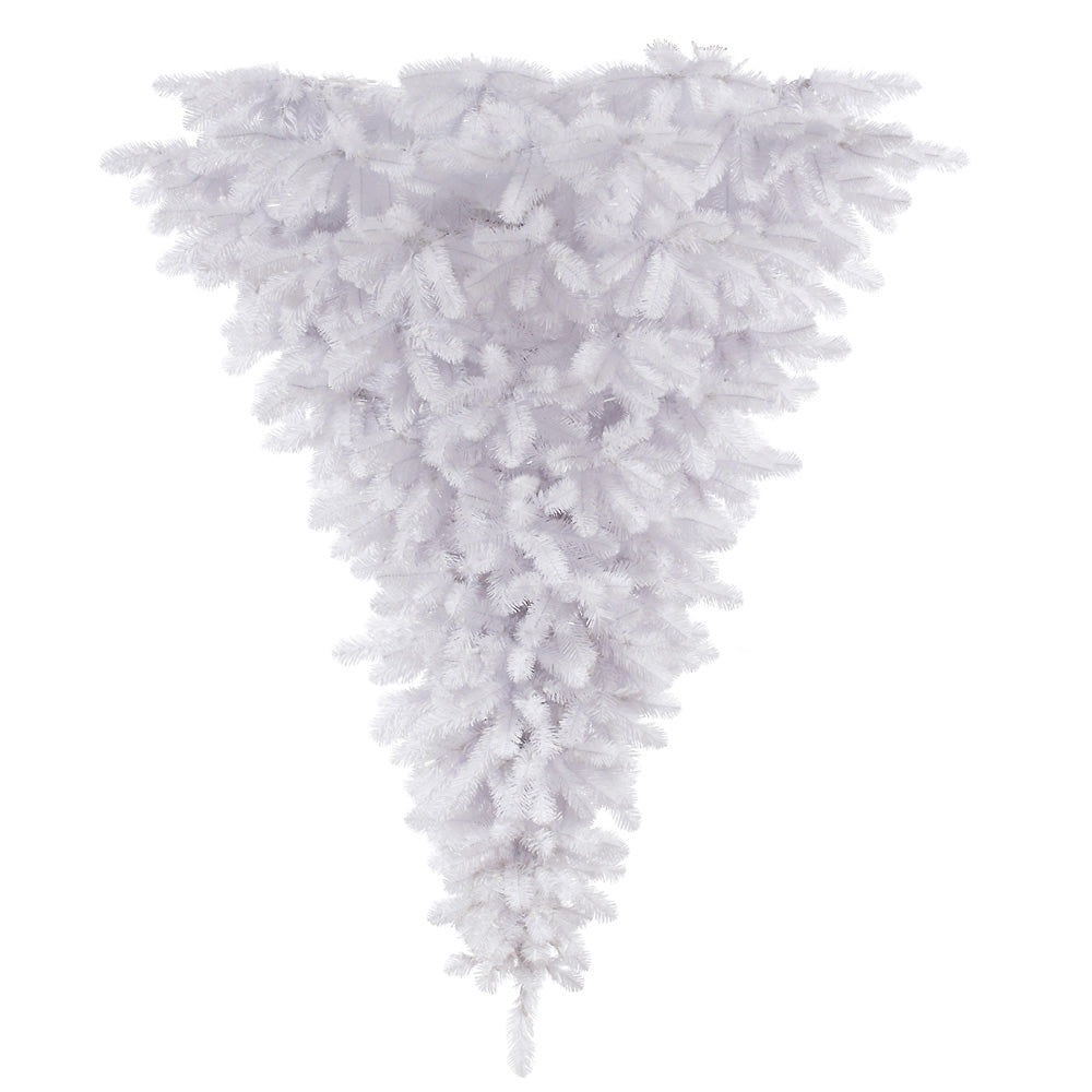 Vickerman 6' White Upside Down Artificial Christmas Tree Unlit