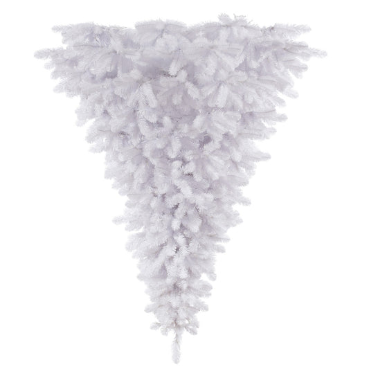 Vickerman 6' White Upside Down Artificial Christmas Tree Unlit