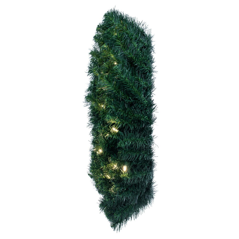 Vickerman 30" Douglas Fir Artificial Christmas Wreath Warm White LED Lights