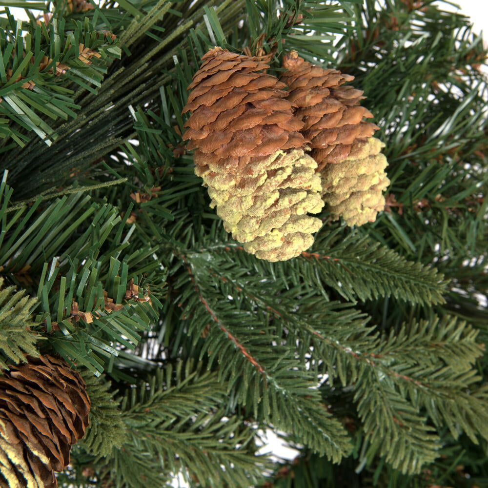 Vickerman 9' x 14" Emerald Mixed Fir Artificial Christmas Garland Unlit