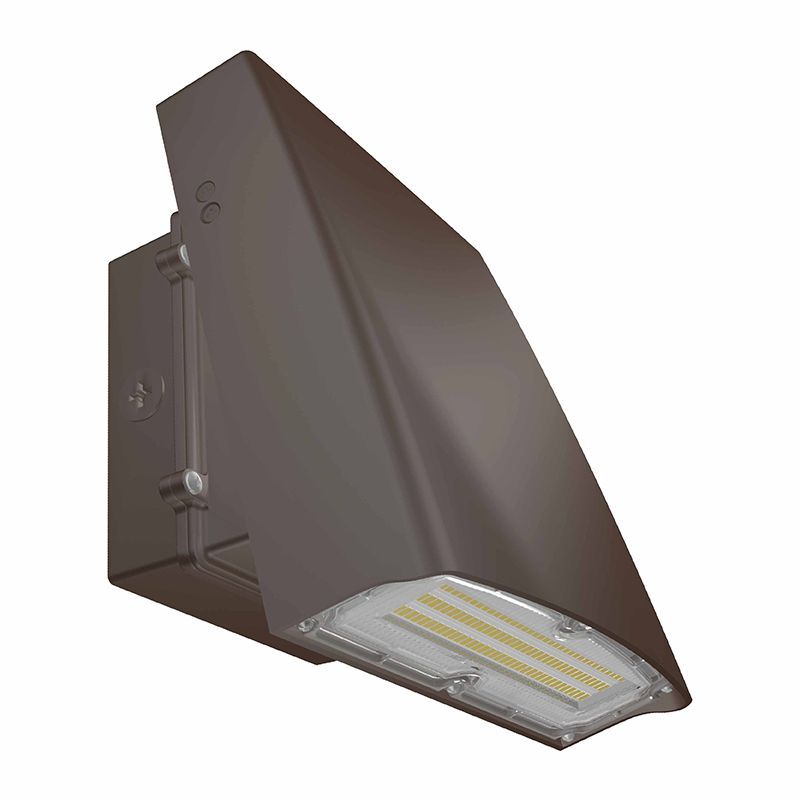 Westgate X-Gen Adjustable Head Cut-Off Wall Pack Lg Housing Adj. 50W-120W 30K 120-277V 0-10V, Outdoor Lighting, 30W, 3900 Lumens, 3000K, Bronze 0~10V Dimmable