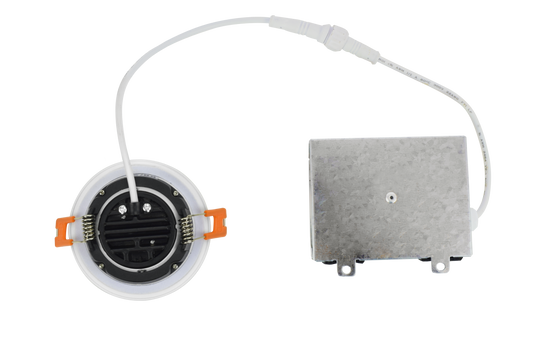 ASD Lighting LED Round Recessed Gimbal 4" 12W Dimmable CCT Selectable 3000/4000/5000K White ETL