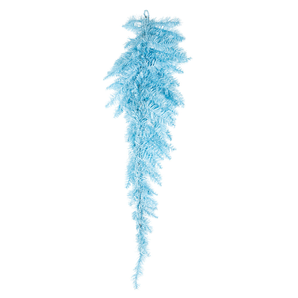Vickerman 36" Sky Blue Fir Artificial Christmas Teardrop Unlit